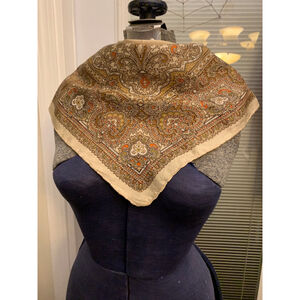 Women's La Dear Paisley Print Scarf One Size Beige Brown